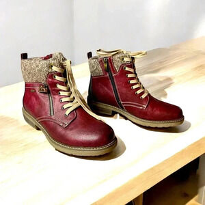 Khazera ankle winter boots by Spring Step size 42 women’s 11 in Bordeaux.